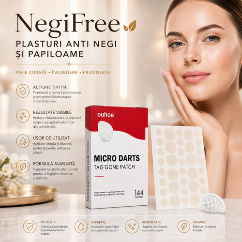 Plasturi CleanCare™ - anti negi si papiloame
